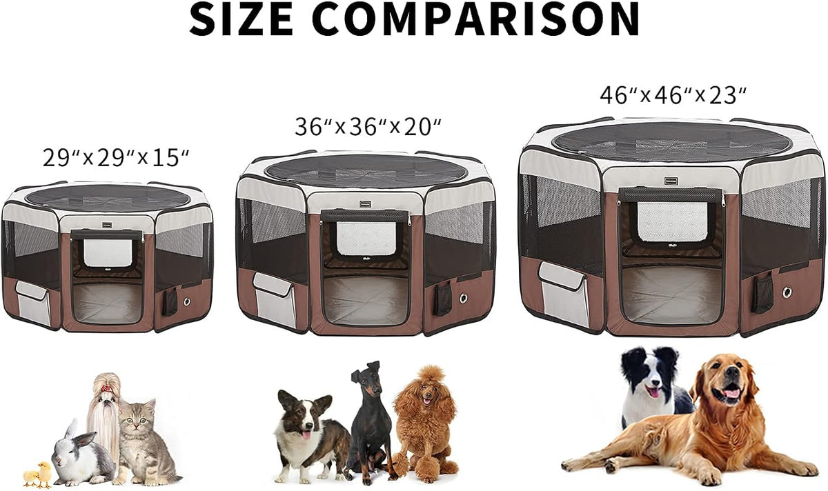 Portable Dog Playpen with Carrying Case X323