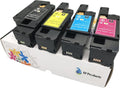 Replacement Toner Cartridge for Xerox Phaser 6000 6010 Workcentre 6015, 4-Pack W3042