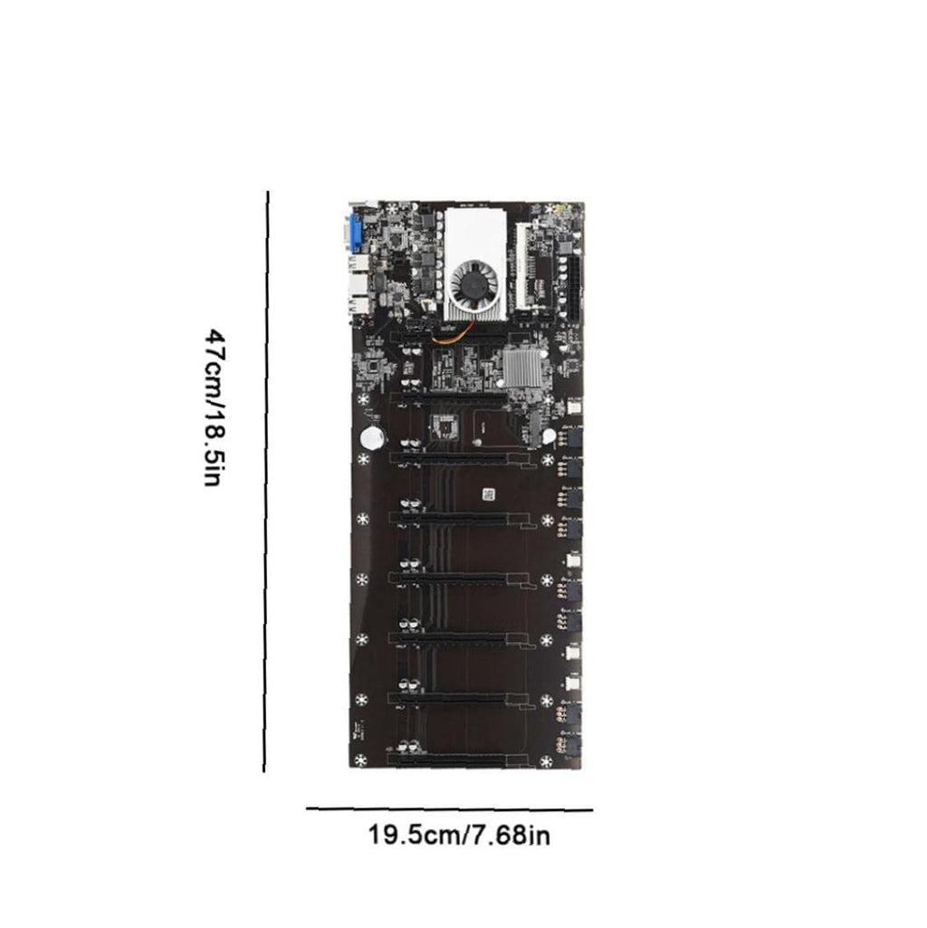 Mining Motherboard with 8 Video Card Slots Q103
