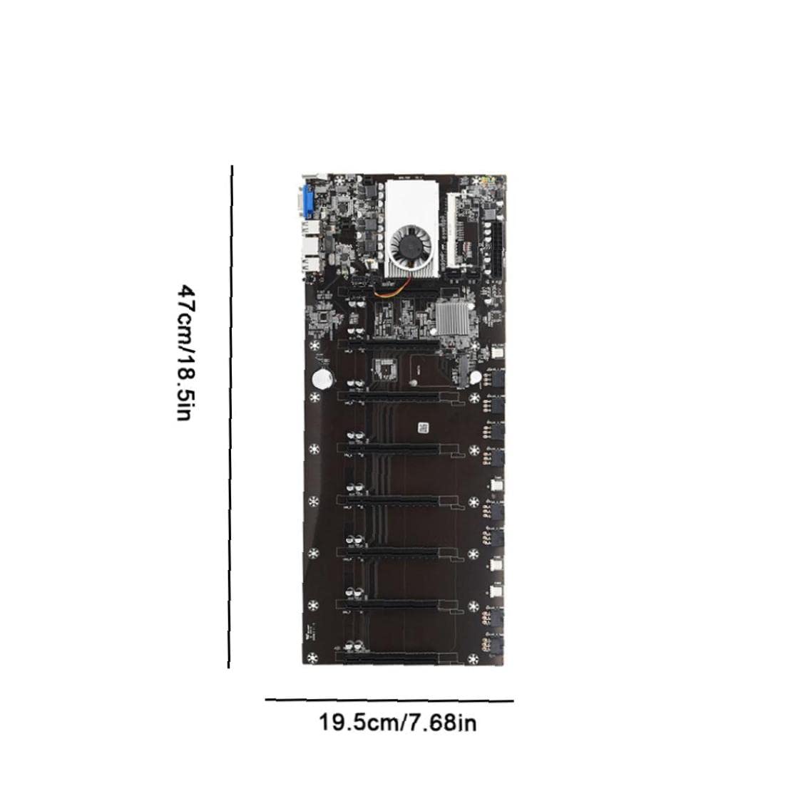 Mining Motherboard with 8 Video Card Slots Q103