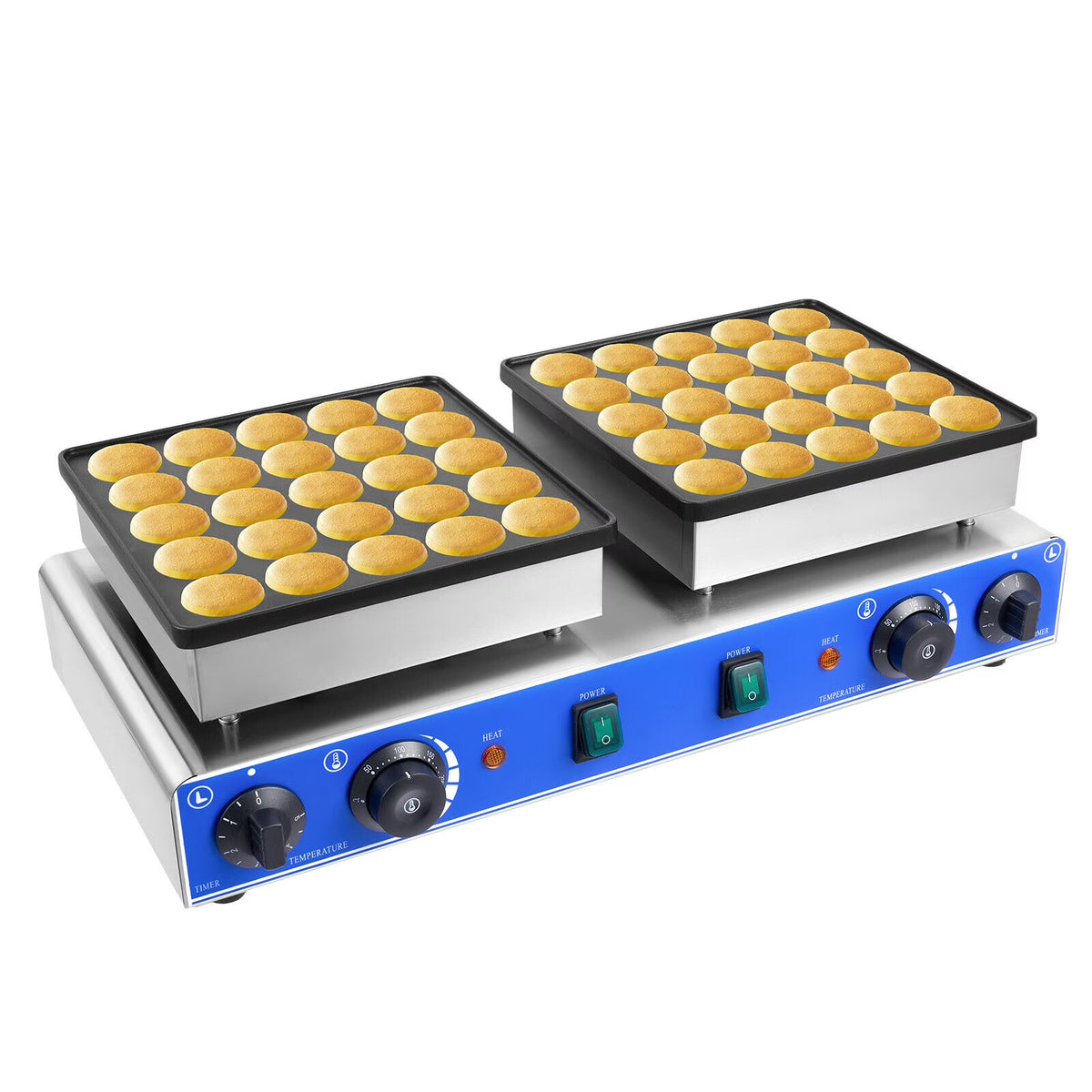 50PCS Commercial Electric Nonstick Waffle Maker Machine O8639