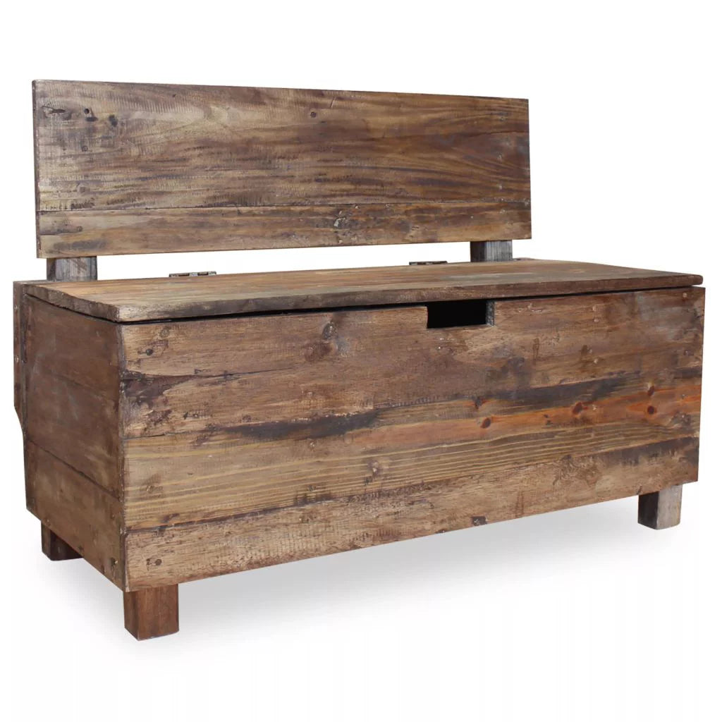 Solid Reclaimed Wood Bench K2577