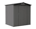 6 x 5 ft Galvanized Steel Storage Shed P112730