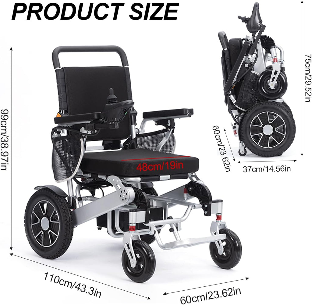 Lightweight Foldable All Terrain Electric Wheelchair Q9931