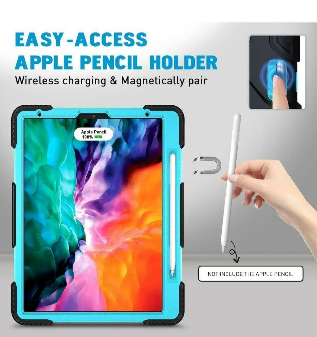iPad Pro 12.9 Case with Pencil Holder Black I4726