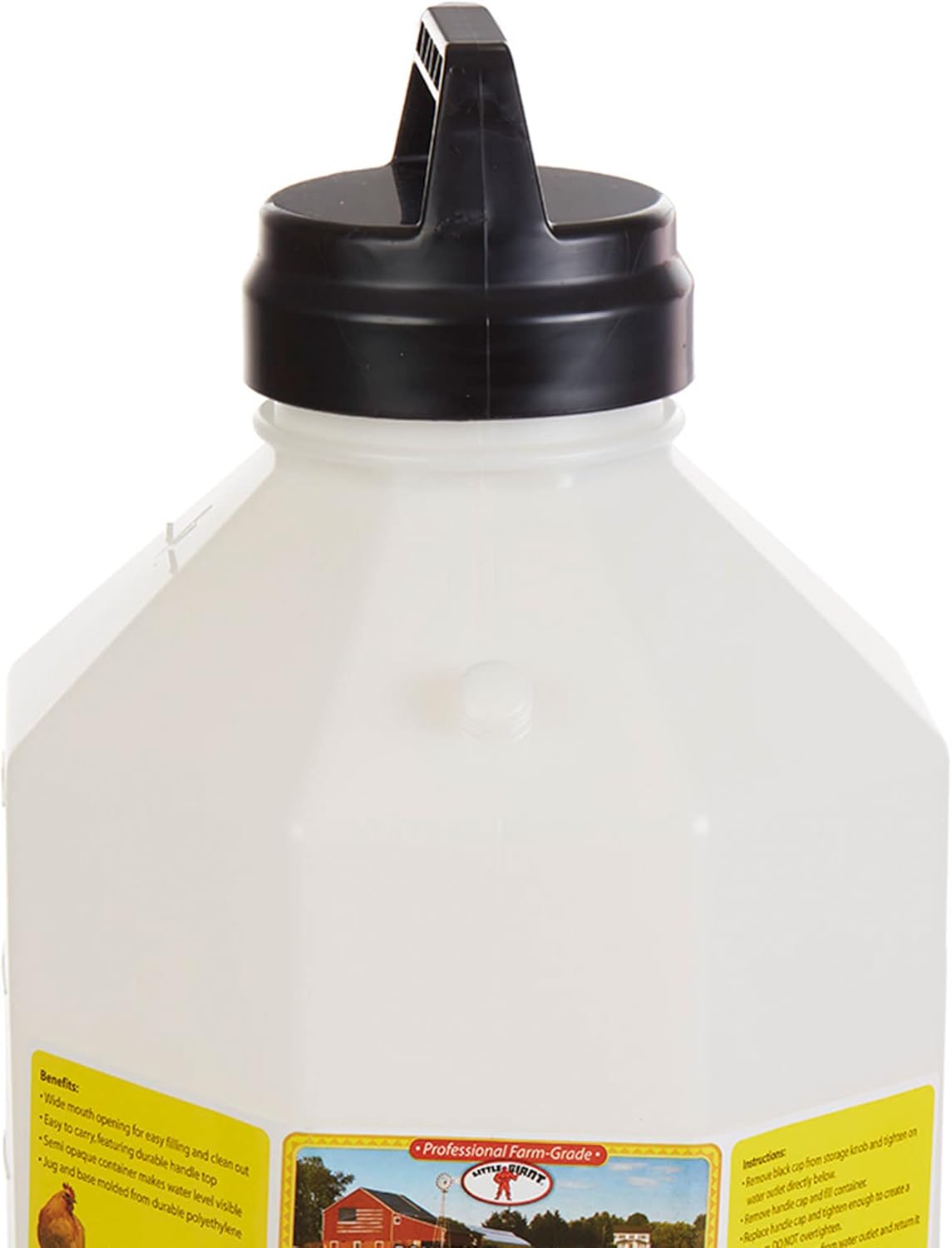 Red 7 Gallon Hanging Automatic Poultry Waterer F46257
