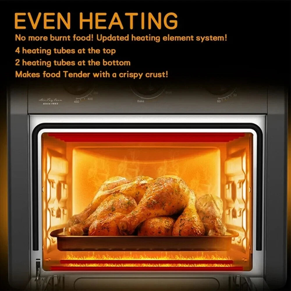 20Qt 5in1 Air Fryer Oven Toaster Combo Gray Z90446