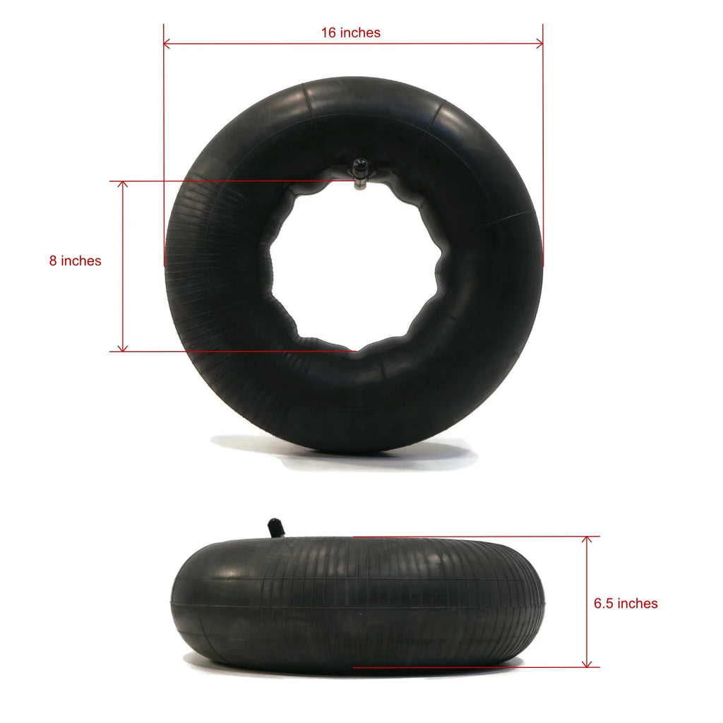 4 Tire Inner Tubes 16x6.50x8 TR13 Straight Valve Stem L805