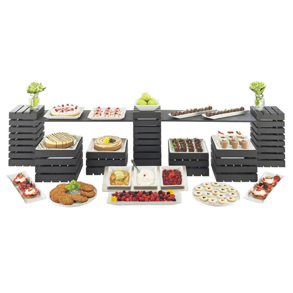 Bamboo Rectangular Riser Shelf I652965