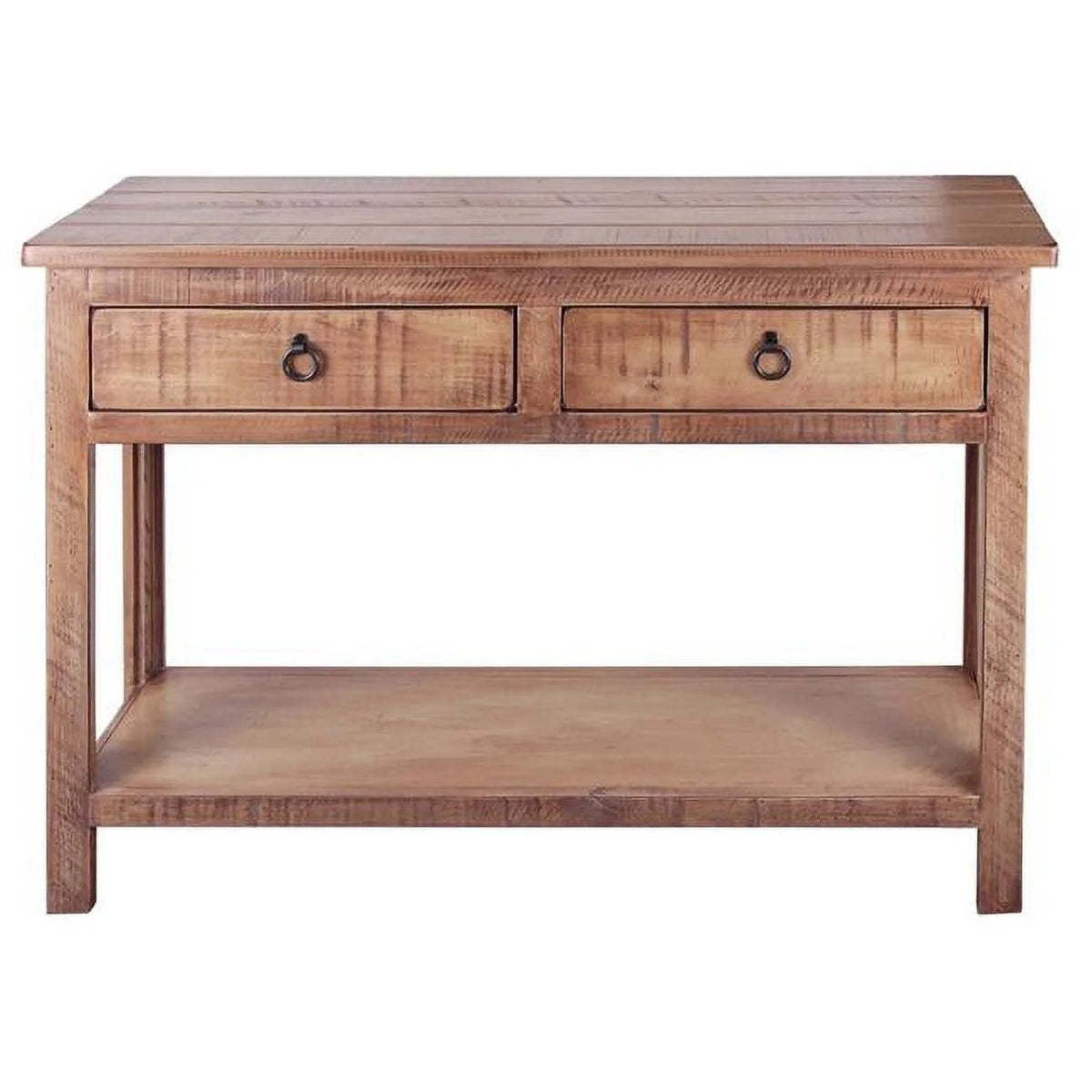 Rustic Sofa Table with 2 Drawers X632
