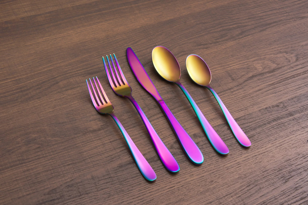 Black 20-Piece Flatware Set W29457