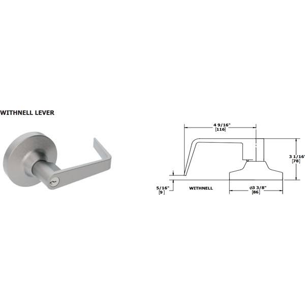 Grade 1 Cylindrical Lock Passage D807760