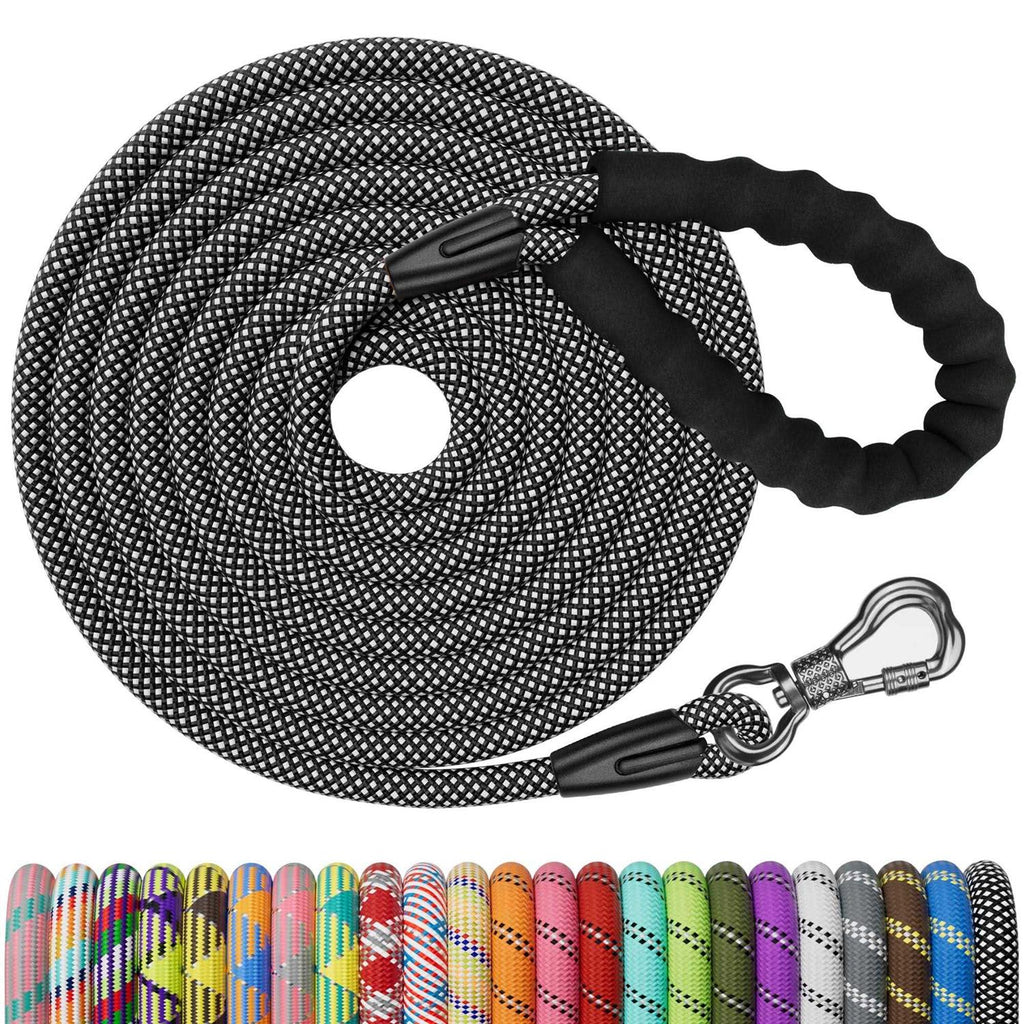 Rope Dog Leash with Lockable Hook and Padded Handle G986576