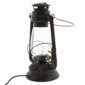 Rustic Black Electric Camp Lantern I993