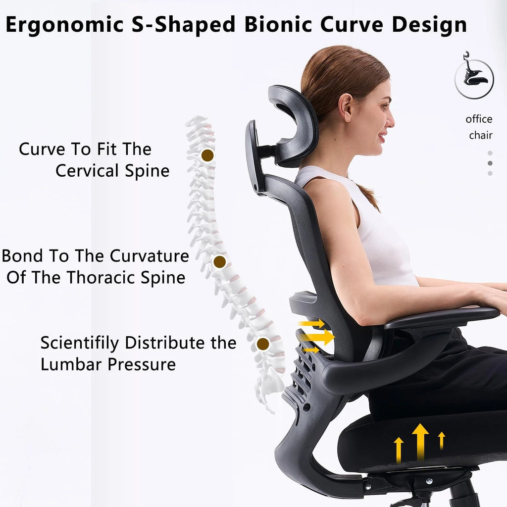 Green Ergonomic Mesh Office Chair with Wheels E909946