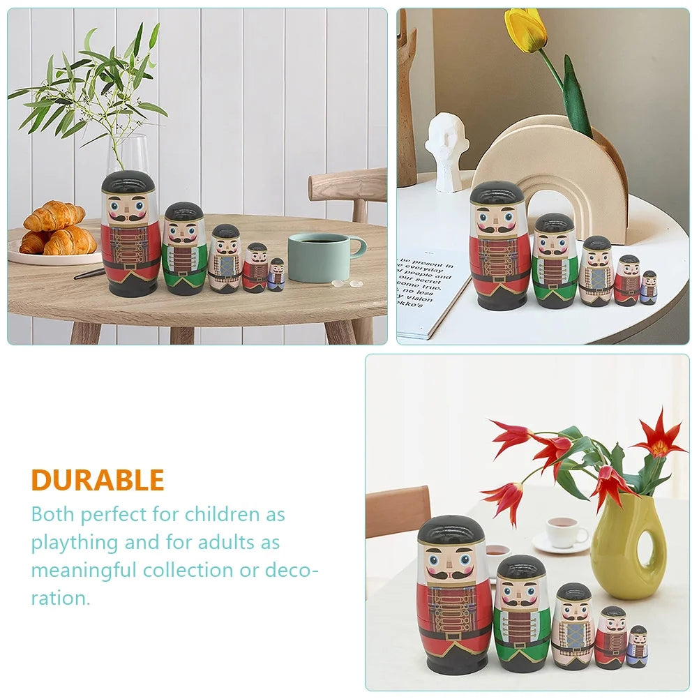 Nutcracker Wooden Stacking Dolls L3965