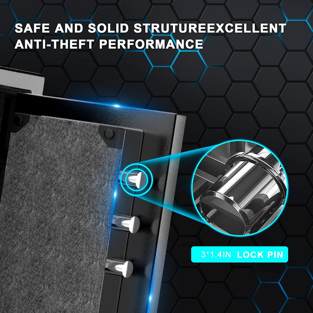 Fireproof Security Safe with Digital Keypad Lock Box T489