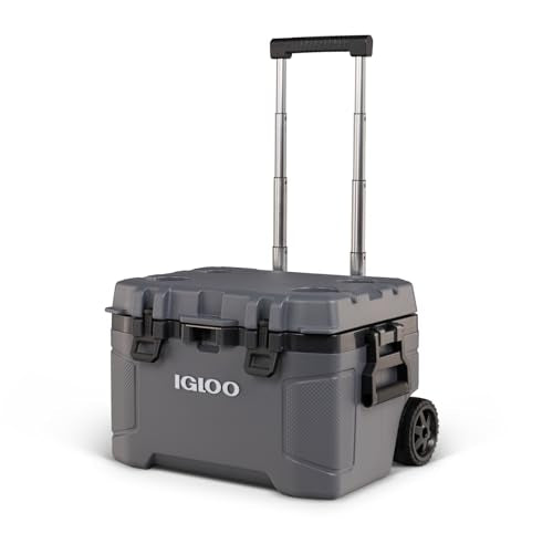 52 Qt Wheeled Insulated Hard Shell Cooler Q294655