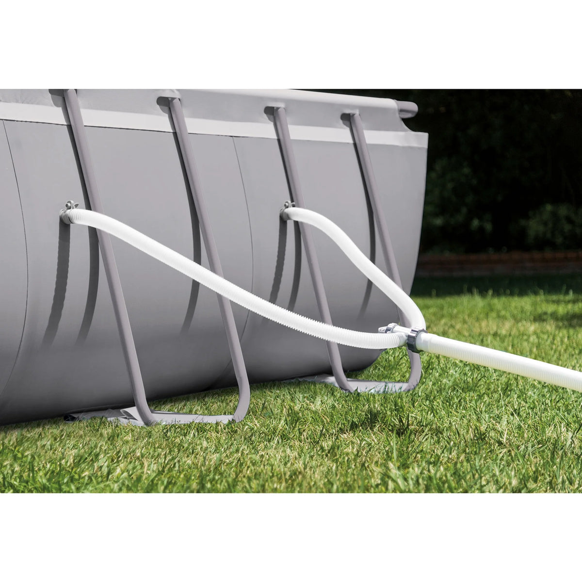 18ft x 9ft x 52in Rectangular Above Ground Pool with Pump R136
