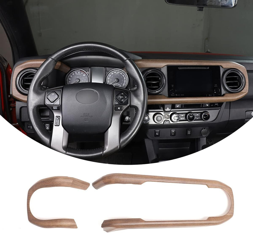Car ABS Dashboard Panel Cover Trim Stickers (red) D624981