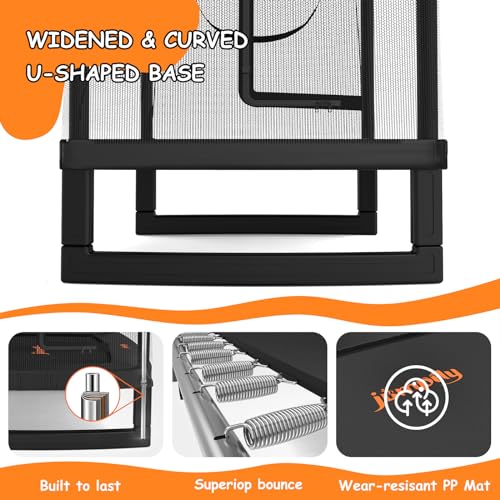 6FT Rectangle Trampoline with Swing & Basketball Hoop Z2840
