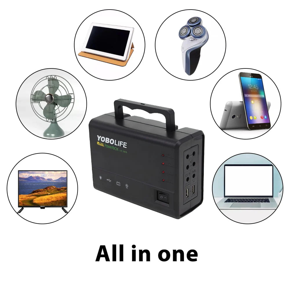 Portable Power Station with DC 12V and USB Ports V2470