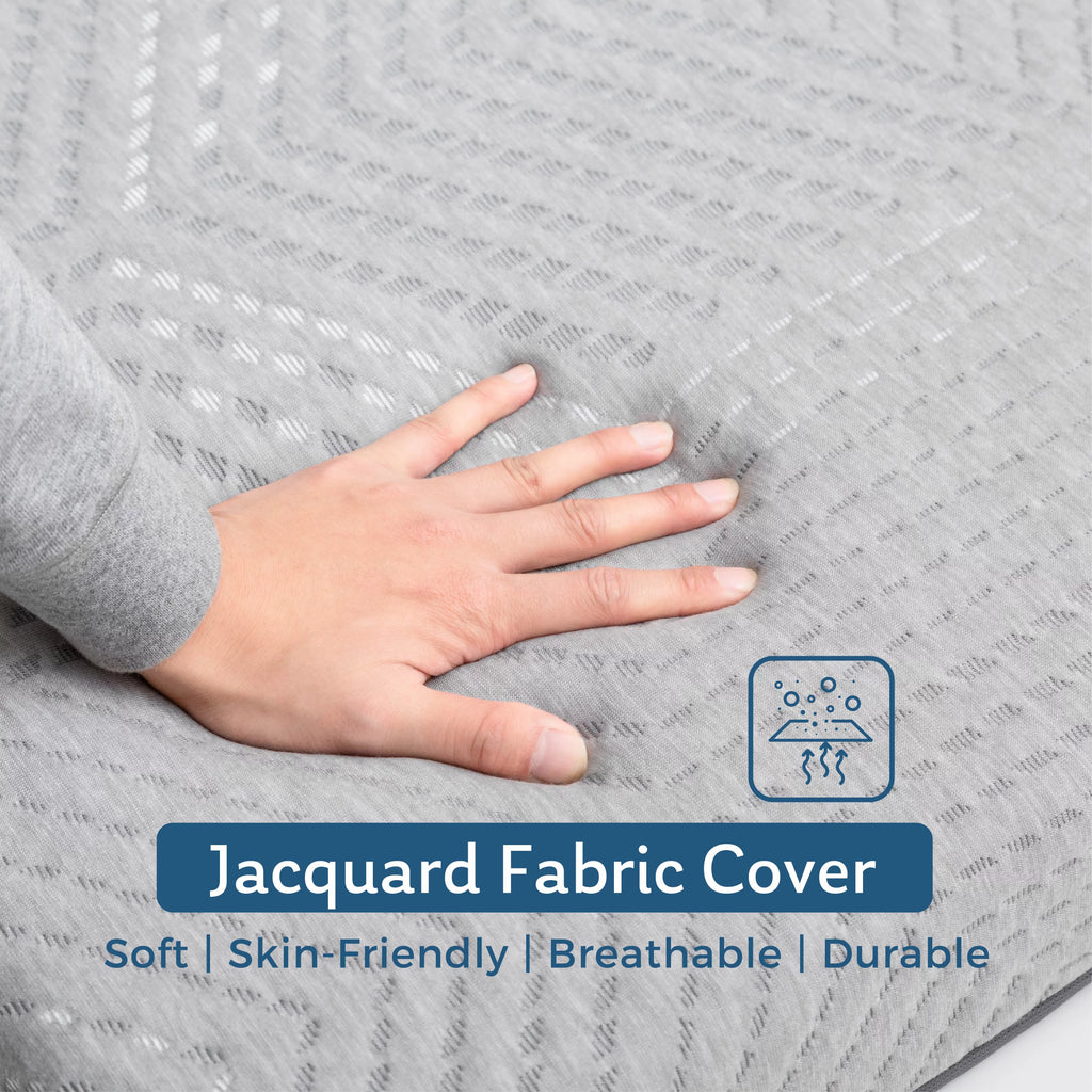 4 inch Tri Folding Memory Foam Mattress G1113
