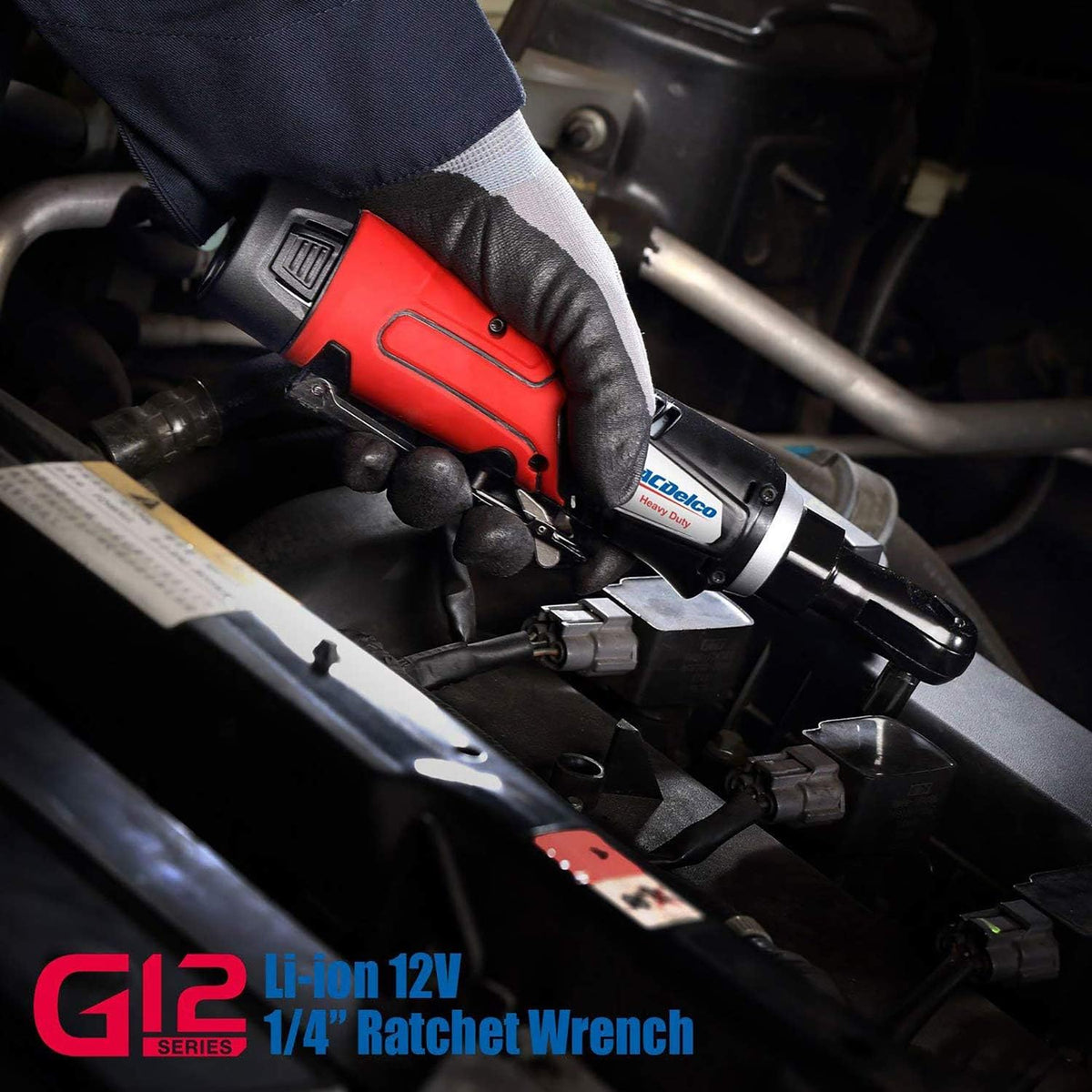 12V Cordless Li-ion 1/4" Ratchet Wrench, Pack of 2 E390