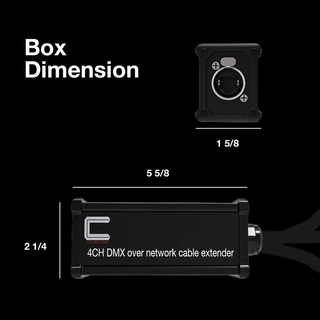 4 Channel XLR to Ethercon Cat6 Network Snake U151