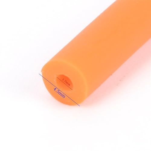 Black Red Orange Green Latex Rubber Tubing 2 meter Z698329