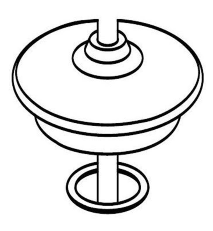 Brushed Nickel Diverter Spout Cap A392