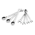 7 PC SAE Reversible Ratcheting Wrench Set Y552
