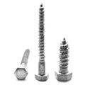 5/8x22-5 x 3x22 Hex Lag Screw Low Carbon Steel Hot Dip Galvanized Pk 50 W276482