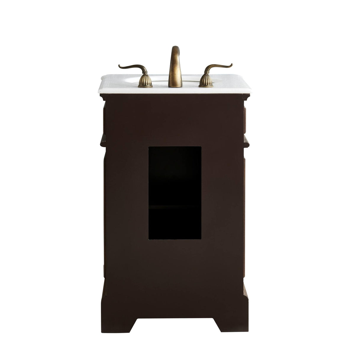 Bathroom Vanity Cabinet Set with Marble Top Q580534