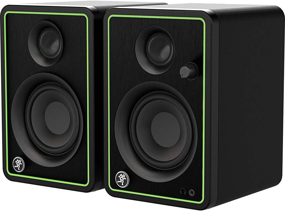 3 Studio Monitors (Pair) with Audio Interface & Cable Bundle I84335