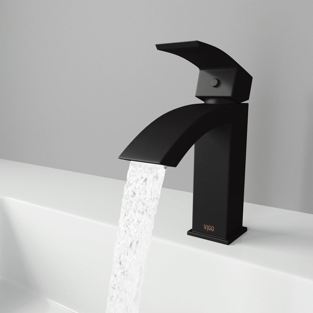 Graphite Black Single Hole Bathroom Faucet C80670