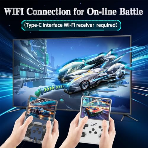 Handheld Game Console 30000 HD Games 3.5-Inch IPS Screen 256GB SD Card V897