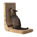 26.8 Inch L Shape Wall Mounted Cat Scratcher O498