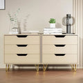 3 Drawer Black Dresser Y5362