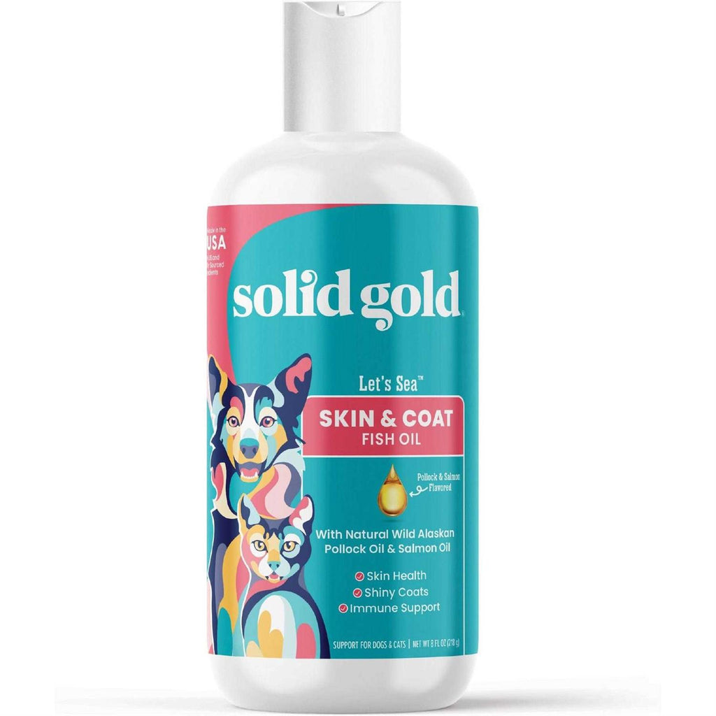 Solid Gold Fish Oil for Dogs & Cats Wild Alaskan Salmon Oil S388