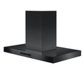 36 In. Convertible Island Mount Range Hood Black Stainless Steel A79346