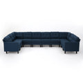 10 Piece Fabric Sectional Sofa O64783