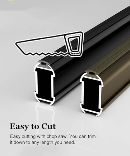 Black Metal Clothes Hanging Rod A332508