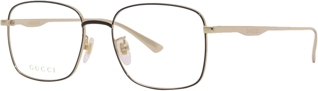 Black Metal Rectangle Eyeglasses 54mm A75433