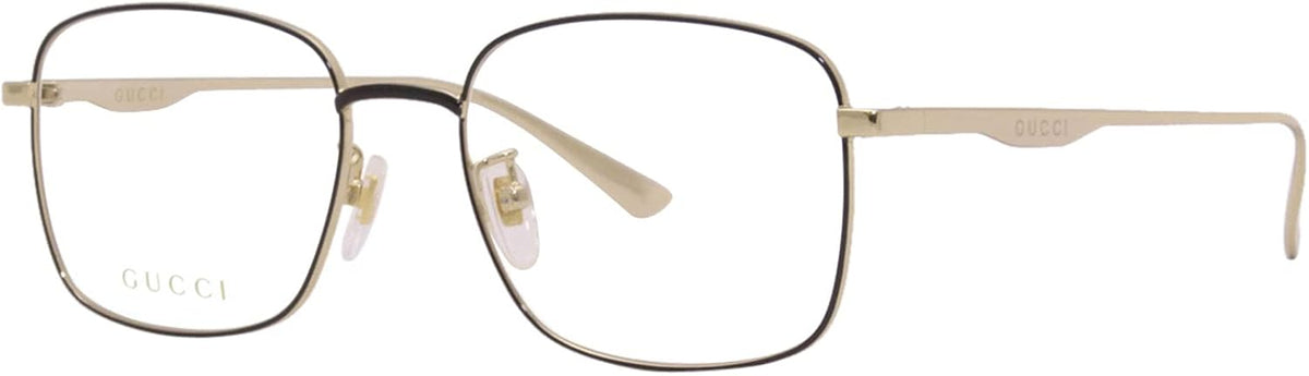 Black Metal Rectangle Eyeglasses 54mm A75433
