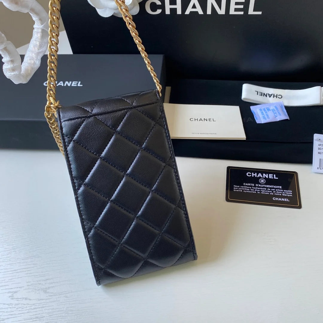 Black Phone Holder Bag Y78820