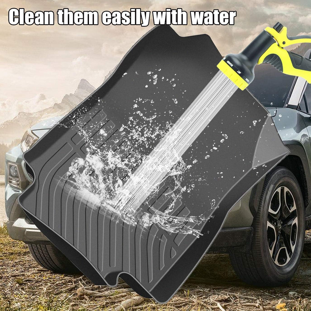 Black Floor Mats Liners Front Rear Carpet N67547