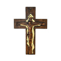 Handmade Wooden Wall Cross with Hook E24946