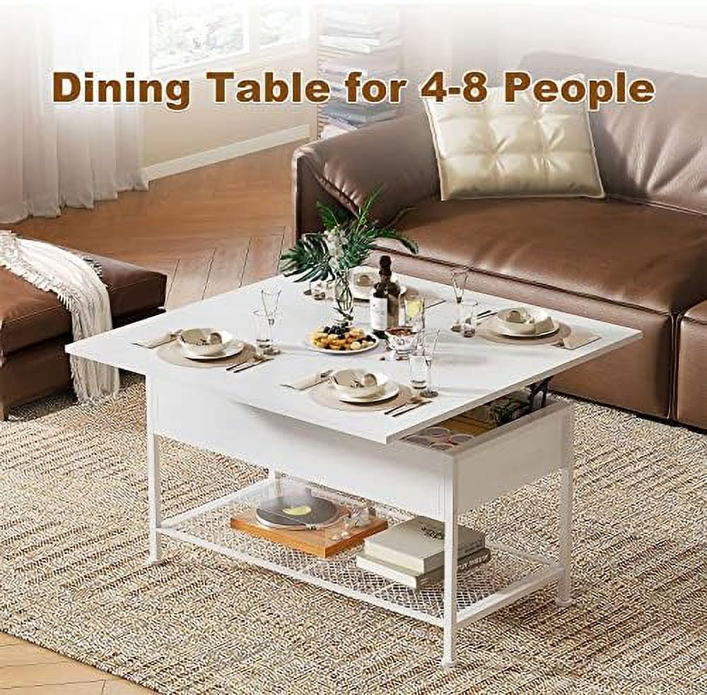 Lift Top Coffee Table White O50525