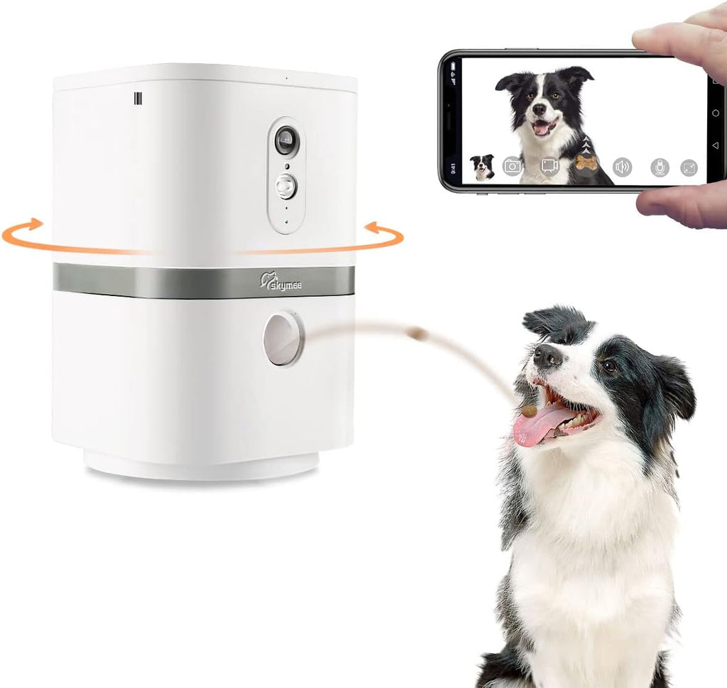 White Full HD Pet Camera with Two-Way Audio and Night Vision B360